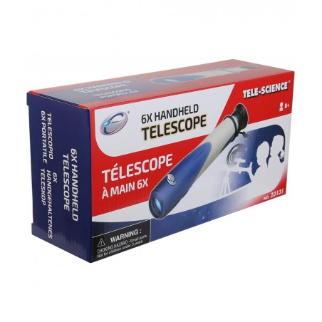 6X Handheld Telescope Eye Watching Scope Toys for Kids 23131 Educational Science Toy Plastic Outdoor Monocular for World Watc...