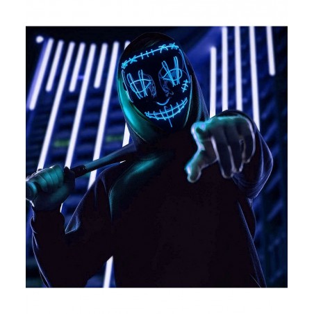LED Halloween Mask Scary Halloween Light Up Mask with 3 Lighting Modes Scary Skull Shape Cosplay LED Costume Mask $19.77 Kids...