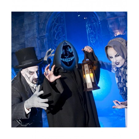 LED Halloween Mask Scary Halloween Light Up Mask with 3 Lighting Modes Scary Skull Shape Cosplay LED Costume Mask $19.77 Kids...