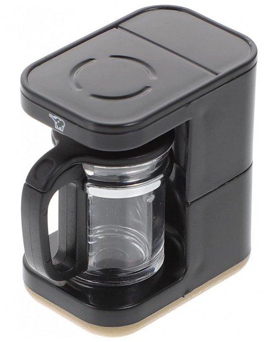 Miniature Coffee Machine Model Plastic Mini Coffee Maker Toy 1: 12 Dollhouse Decoration Pretend Play for Kids Doll House Kitc...