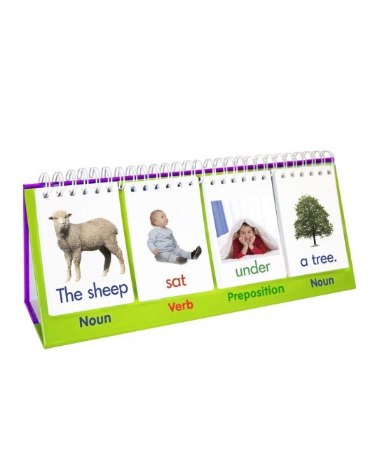 Junior Learning: Sentence Flips Double-Sided Flip Stand Enables Students to Build New Sentences Great for the Classroom or at...