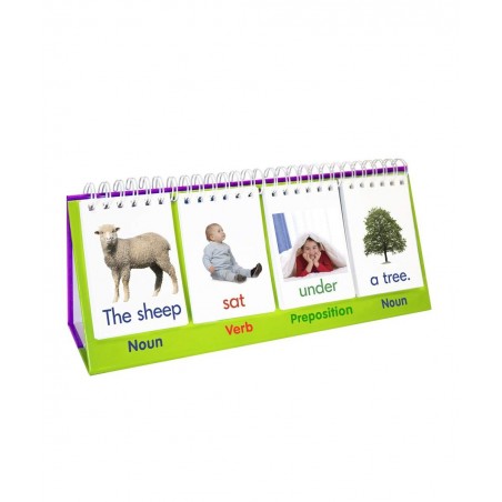 Junior Learning: Sentence Flips Double-Sided Flip Stand Enables Students to Build New Sentences Great for the Classroom or at...