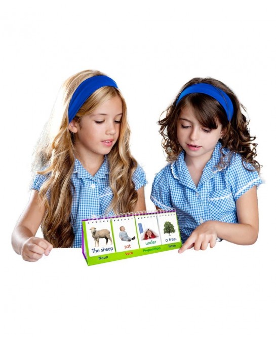 Junior Learning: Sentence Flips Double-Sided Flip Stand Enables Students to Build New Sentences Great for the Classroom or at...