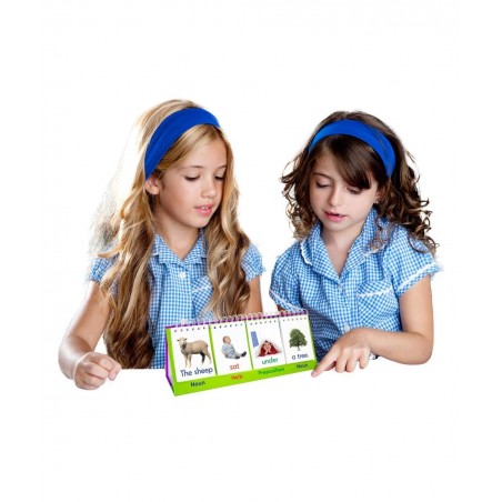 Junior Learning: Sentence Flips Double-Sided Flip Stand Enables Students to Build New Sentences Great for the Classroom or at...