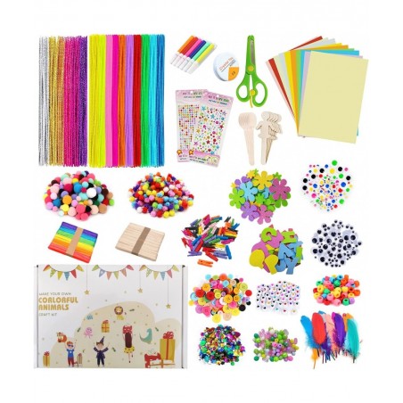 Arts and Crafts Supplies Kit X-Large Craft Set for Kids - 1500+ Pcs Art Supply with Easy Storage Case - Toddler & Kid Educati...
