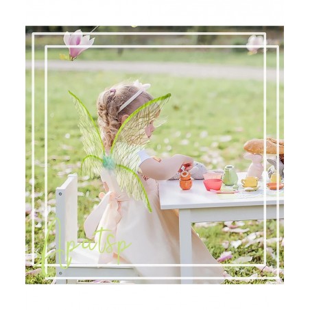 Cute Sparkly Fairy Wings for Girls Sheer Angel Wings for Kids Halloween Costume Fair Theme Party $24.04 Kids' Costumes