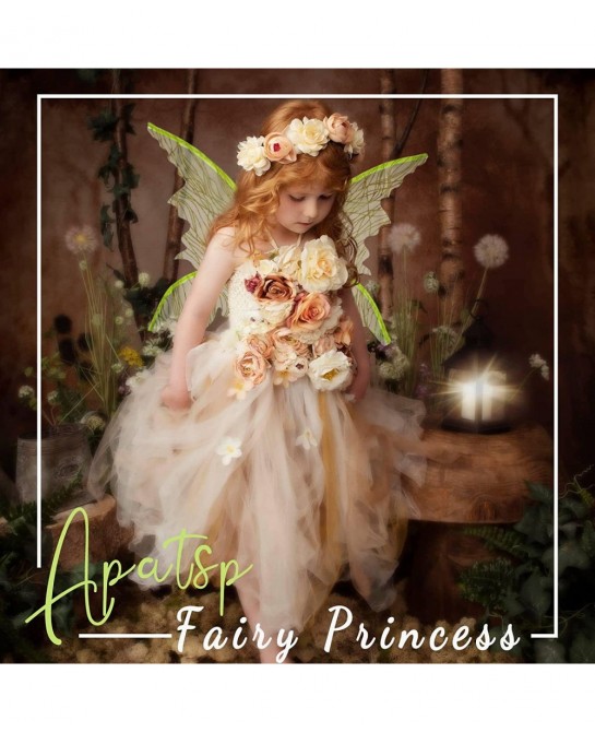 Cute Sparkly Fairy Wings for Girls Sheer Angel Wings for Kids Halloween Costume Fair Theme Party $24.04 Kids' Costumes