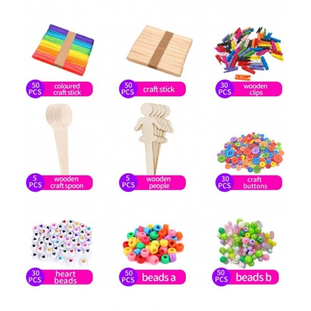 Arts and Crafts Supplies Kit X-Large Craft Set for Kids - 1500+ Pcs Art Supply with Easy Storage Case - Toddler & Kid Educati...