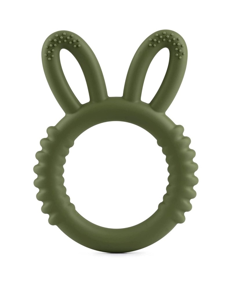 Baby Teething Toys for 3-6 6-12 Months Babies Silicone Teething Ring for Infants Food Grade Silicone Baby Toy (Army Green) $1...