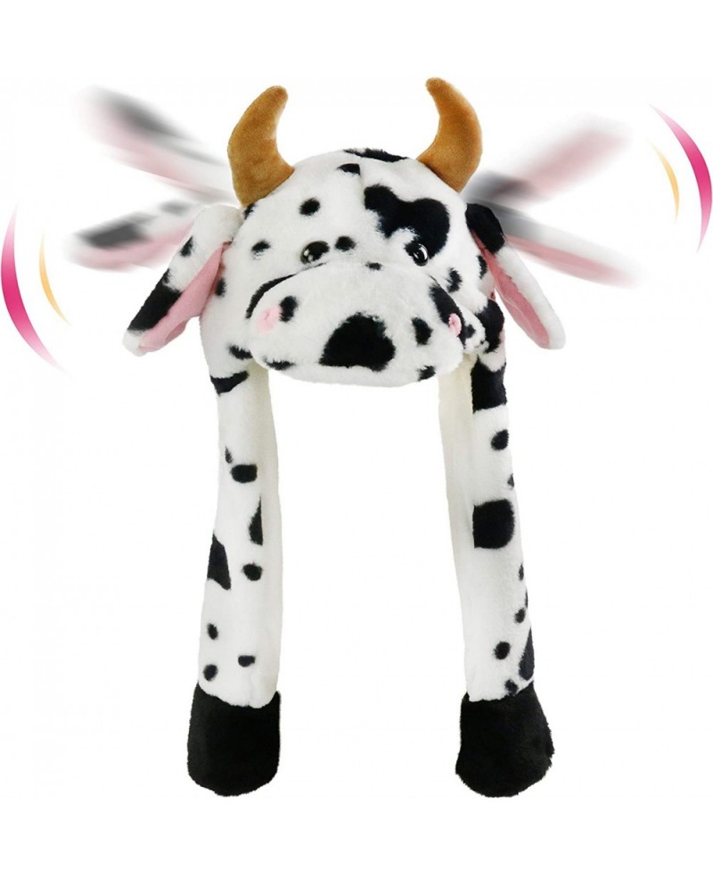 Plush Animal Hat Ear Moving Jumping Hats Funy Interactive Hat $31.19 Kids' Dress-Up Accessories