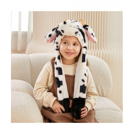 Plush Animal Hat Ear Moving Jumping Hats Funy Interactive Hat $31.19 Kids' Dress-Up Accessories