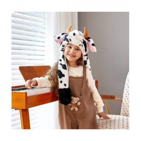 Plush Animal Hat Ear Moving Jumping Hats Funy Interactive Hat $31.19 Kids' Dress-Up Accessories