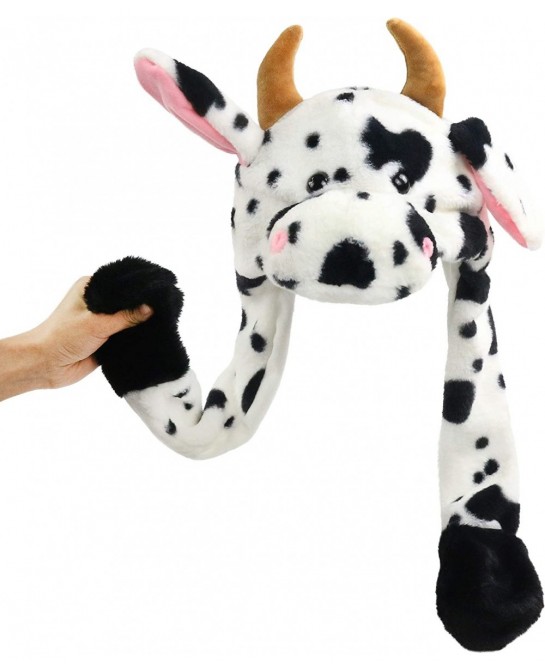 Plush Animal Hat Ear Moving Jumping Hats Funy Interactive Hat $31.19 Kids' Dress-Up Accessories