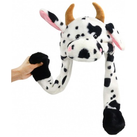 Plush Animal Hat Ear Moving Jumping Hats Funy Interactive Hat $31.19 Kids' Dress-Up Accessories