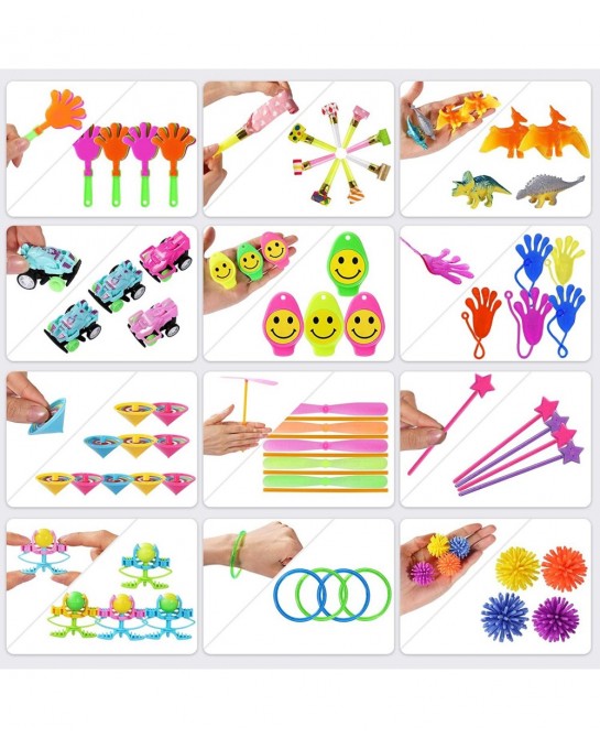120pcs Party Favors for Kids Valentines Day Gifts Birthday Party Favors Carnival Prizes Box Goodie Bag Stuffers Classroom Rew...