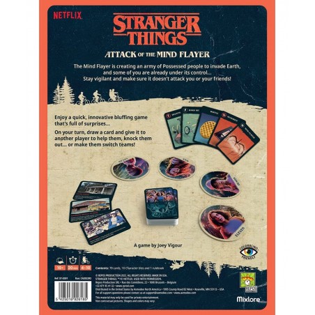 Stranger Things Attack of The Mind Flayer | Bluffing Strategy Game | Immersive Party Game for Adults and Kids | Ages 10+ | 4-...