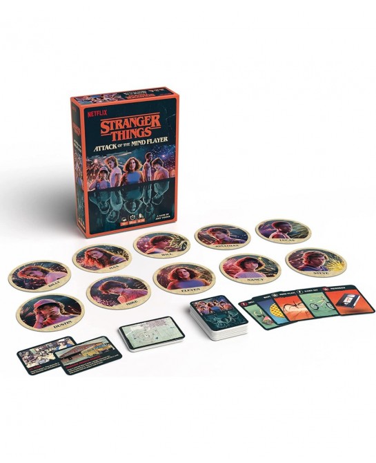 Stranger Things Attack of The Mind Flayer | Bluffing Strategy Game | Immersive Party Game for Adults and Kids | Ages 10+ | 4-...