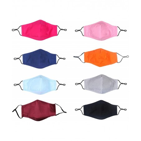 8 Pack Kids Christmas Cotton&Cloth 4-Ply Face Masks Washable Reusable Children Masks Adjustable Strap for Girls Boys Outdoor ...