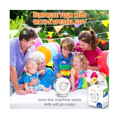 Bubble Machine for Toddlers - Kids Toys for Girls Boys Age 1 2 3 4 5 Years Old Birthday Gifts Ideas Fun Outdoor Toys Bubble M...
