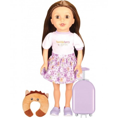 Travel Set - Paige Brunette 15 inches (LT15027) $40.23 Dolls