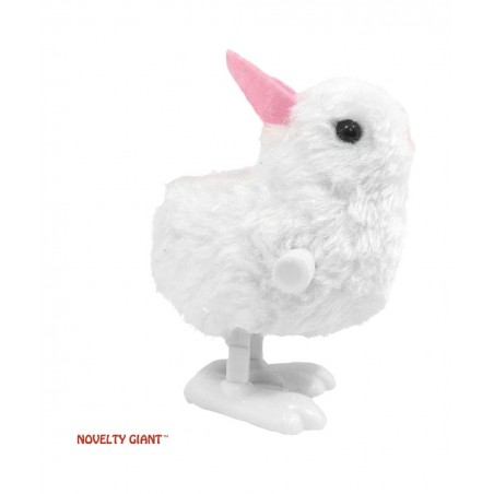 Wind Up Jumping White Bunny & Yellow Baby Chick Chicken Easter Egg 2 Pk $16.47 Spring & Wind-Up Toys