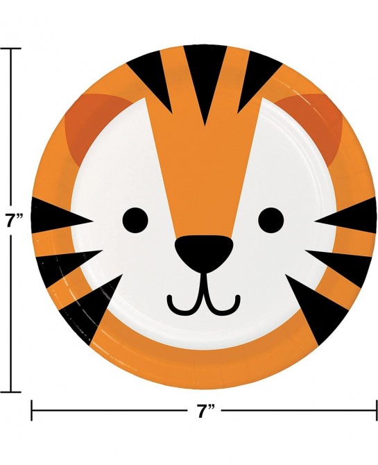 Tiger Jungle Forest Animal Premium Deluxe Birthday Party Supplies Decorations Ultimate Jumbo Bundle Pack for 16 Guests (Plus ...