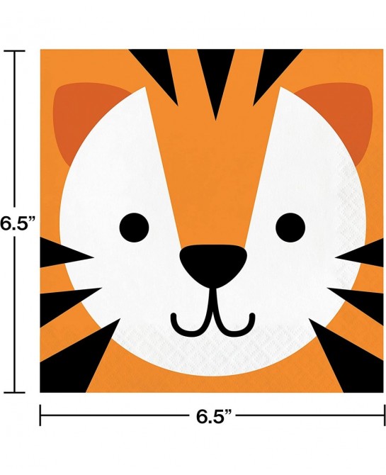 Tiger Jungle Forest Animal Premium Deluxe Birthday Party Supplies Decorations Ultimate Jumbo Bundle Pack for 16 Guests (Plus ...