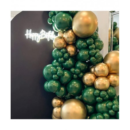 Dark Green Latex Balloon Garland Kit 100PCS 18In 12In 10In 5In Arch Garland For Festival Picnic Wedding Graduation Christmas ...