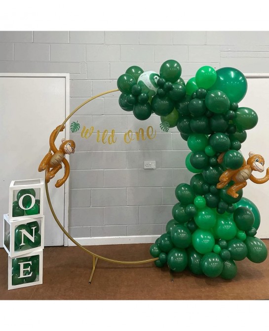 Dark Green Latex Balloon Garland Kit 100PCS 18In 12In 10In 5In Arch Garland For Festival Picnic Wedding Graduation Christmas ...