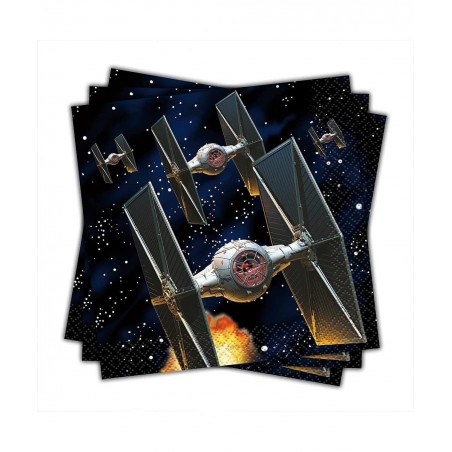 Star Wars Classic Paper Beverage Napkins-16 Pcs 5" X 5" Multicolor $13.55 Kids' Party Tableware