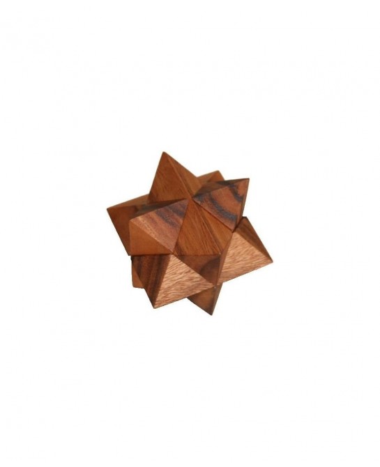 6 Wooden Puzzle Gift Set in A Wood Box - 3D Unique IQ Puzzles $51.69 Brain Teaser Puzzles