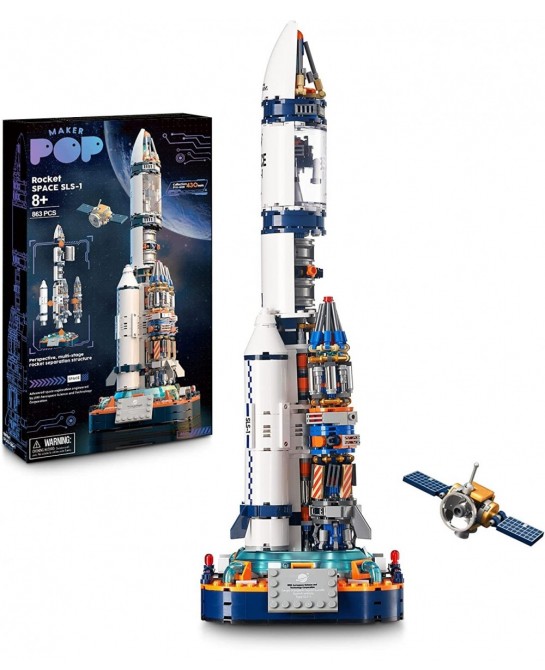 Space Exploration Rocket Building Toys Collectible Display Model Set Ideas Gift for Adults Boys Girls Age 8+（863 Pieces） $80....