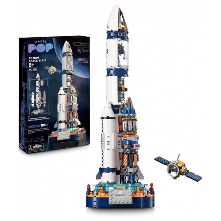 Space Exploration Rocket Building Toys Collectible Display Model Set Ideas Gift for Adults Boys Girls Age 8+（863 Pieces） $80....
