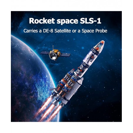 Space Exploration Rocket Building Toys Collectible Display Model Set Ideas Gift for Adults Boys Girls Age 8+（863 Pieces） $80....
