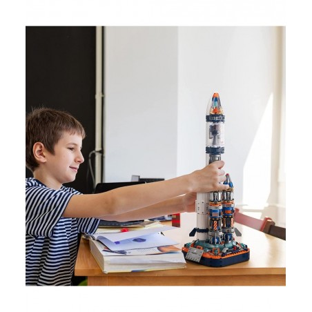 Space Exploration Rocket Building Toys Collectible Display Model Set Ideas Gift for Adults Boys Girls Age 8+（863 Pieces） $80....