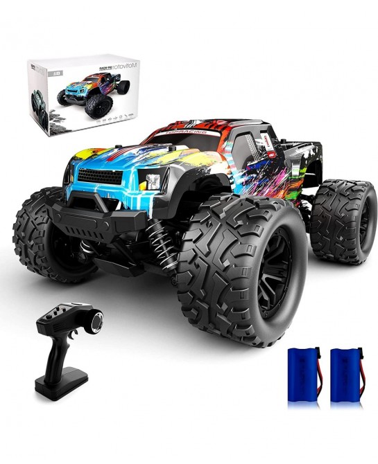 RC Cars RC Trucks for Kids Adults 1:18 Scale 38km/h 4WD High Speed Remote Control Car 2.4 Ghz All Terrain Remote Control Mons...
