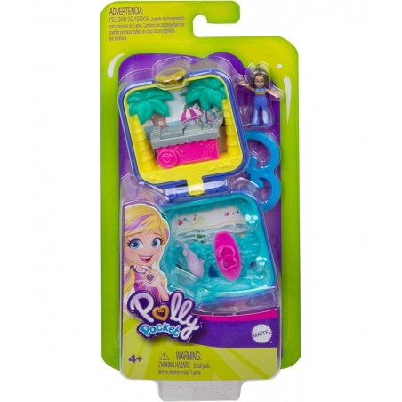 Shani Tropical Beach Compact with Mobile Ice Cream Cart Surfboard Dolphin Figure Photo Customization Micro Shani Doll & Stick...