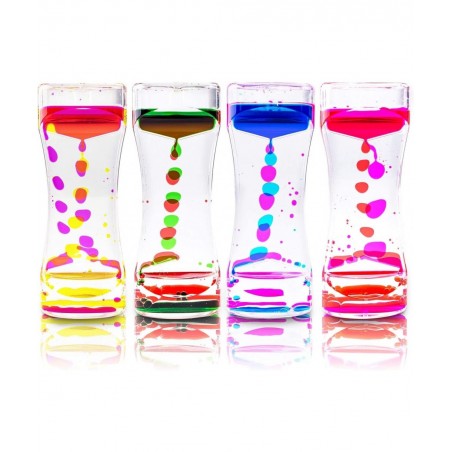 Liquid Motion Bubbler for Sensory Play Fidget Toy Children Activity Desk Top Assorted Colors (3 Pack) $25.90 Executive Desk Toys