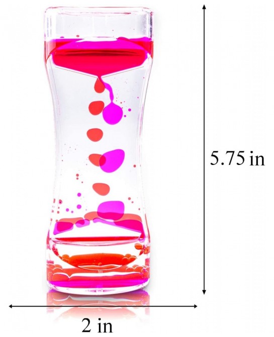 Liquid Motion Bubbler for Sensory Play Fidget Toy Children Activity Desk Top Assorted Colors (3 Pack) $25.90 Executive Desk Toys