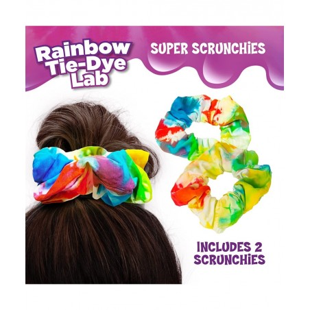 Ooze Labs Rainbow Tie-Dye Lab STEM Experiment Activity Kit | Design & Make Your Own Tie-Dye Socks & Scrunchies | Explore The ...