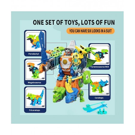 Dinosaur Toys for 3 4 5 6 7 Year Old Boys STEM Learning Take Apart Dinosaur Toys for Kids 3-5 5-7 Educational Building Kids T...