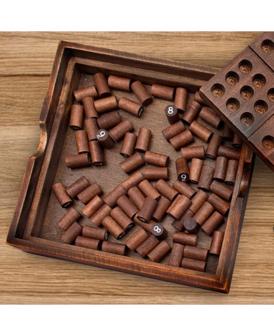 Iron & Glory | Sudoku Set & Guide | Wooden Puzzles for Adults | Brain Teaser Board Games | Portable Travel Games for Kids & T...