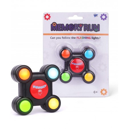Memory Run - Electronic Memory Handheld Game with Lights - Competitive Maze Challenge Gameplay -Cognitive Developmental Brain...