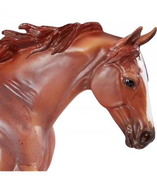 Horses Traditional Series Peptoboonsmal | Champion Cutting Horse | Horse Toy Model | 14" x 8" | 1:9 Scale Horse Figurine | Mo...