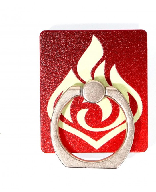 Genshin Impact Vision Phone Ring Holder. Element/Character Style Phone Holder. Genshin Ornament Holder for Fans. (Pyro) $19.5...