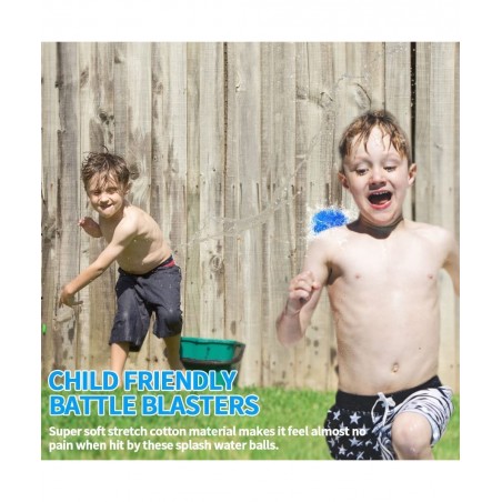 Reusable Water Balloons - 96 Count Reusable Water Balls Water Games for Kids Outside. Water Bomb Splash Balls Water Toys for ...