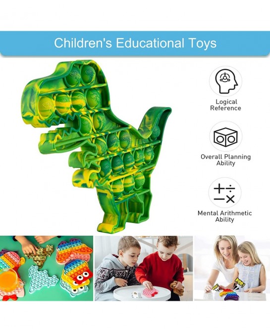 Pop Bubble Fidget Sensory Toys Squeeze Sensory Toys Novelty Gifts for Boys and Girls Stress Relief and Anti-Anxiety Tools for...