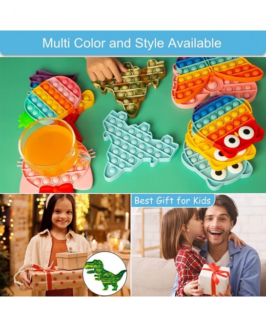 Pop Bubble Fidget Sensory Toys Squeeze Sensory Toys Novelty Gifts for Boys and Girls Stress Relief and Anti-Anxiety Tools for...