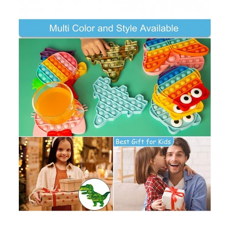 Pop Bubble Fidget Sensory Toys Squeeze Sensory Toys Novelty Gifts for Boys and Girls Stress Relief and Anti-Anxiety Tools for...