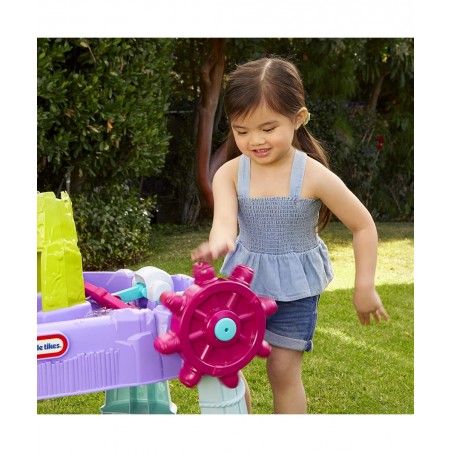 Mermaid Island Wavemaker Water Table with Five Unique Play Stations and Accessories Multicolor 38 Inch $96.25 Sandboxes & Bea...